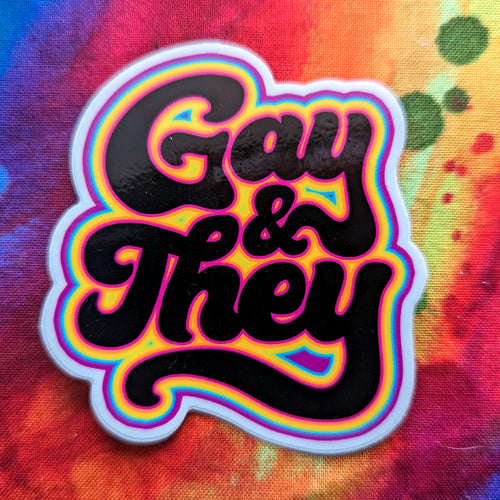 Gay & They Sticker