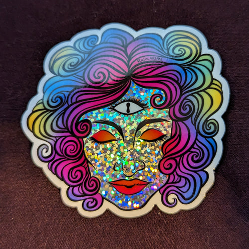 Glitter Face Sticker