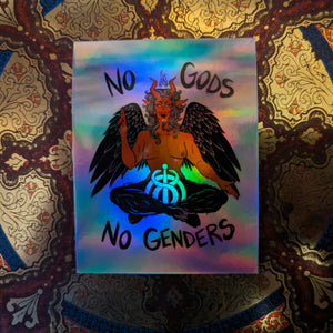 No Gods No Genders Sticker