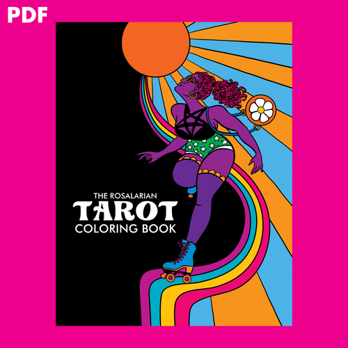 Rosalarian Tarot Coloring/ Guide Book (ebook)