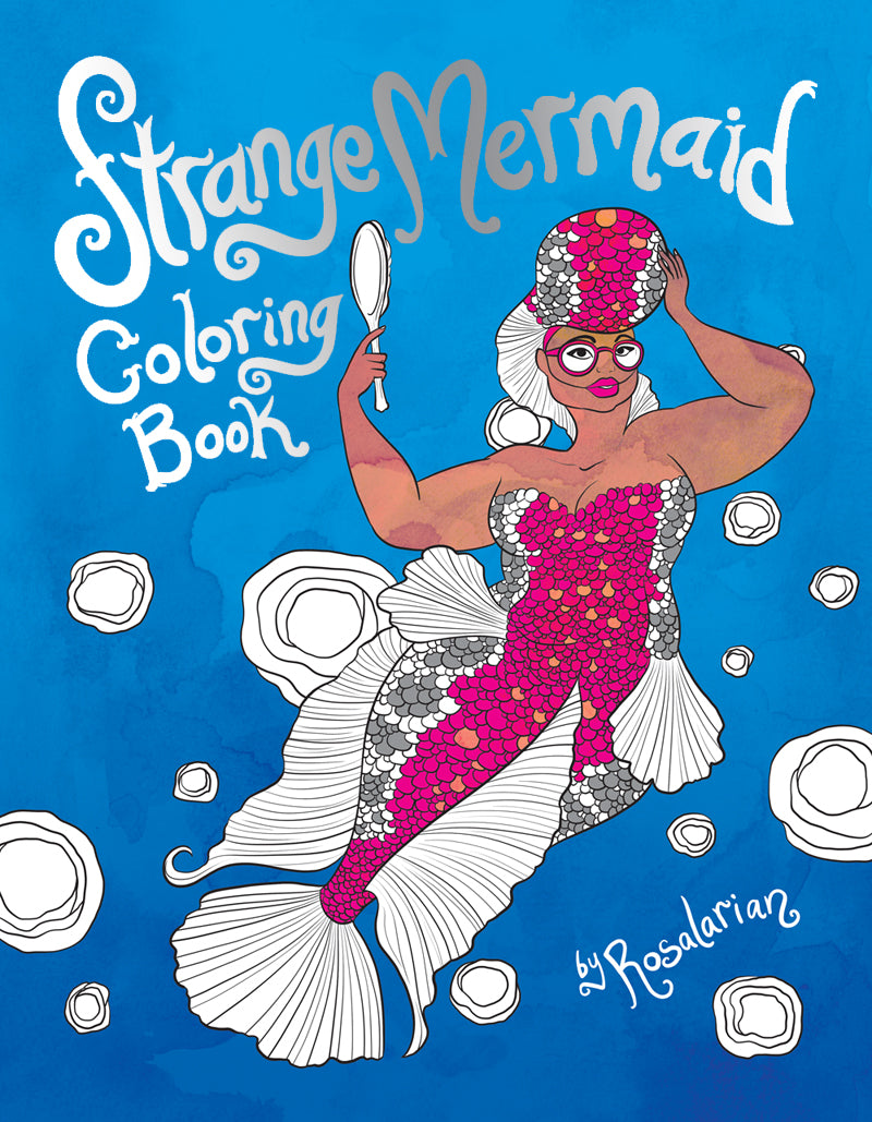 Strange Mermaid Coloring Book